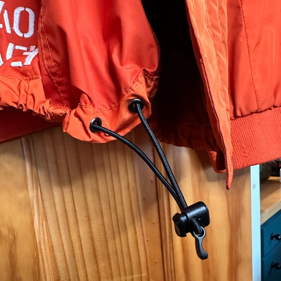 Coach Orange Removable Sleeve Wind-breaker Jacket - Picture 9 of 10